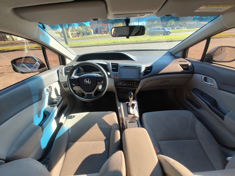 CIVIC 1.8 LXS 16V FLEX 4P AUTOMÁTICO - 2013 - CANELA