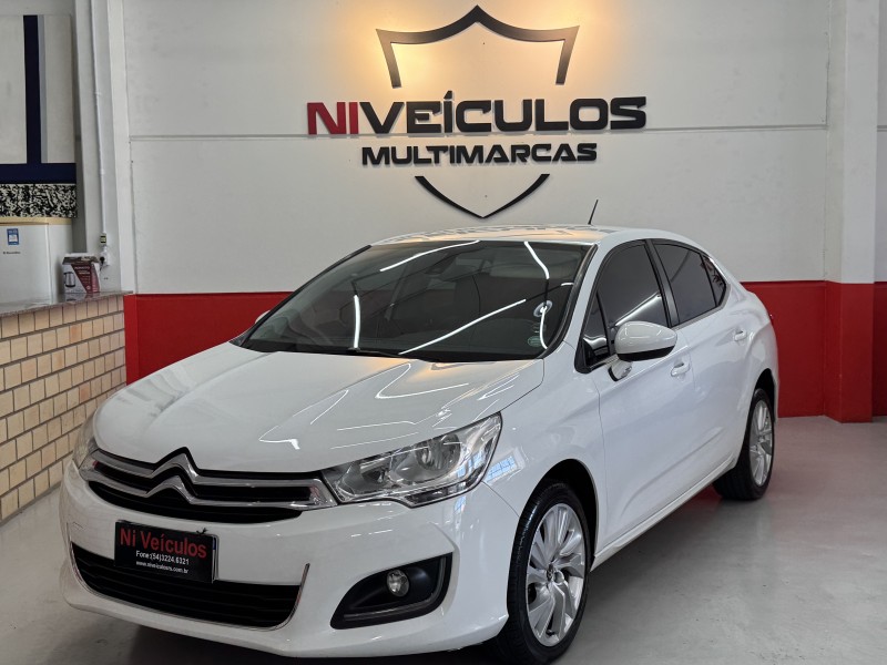 c4 lounge 1.6 tendance 16v turbo flex 4p automatico 2017 caxias do sul