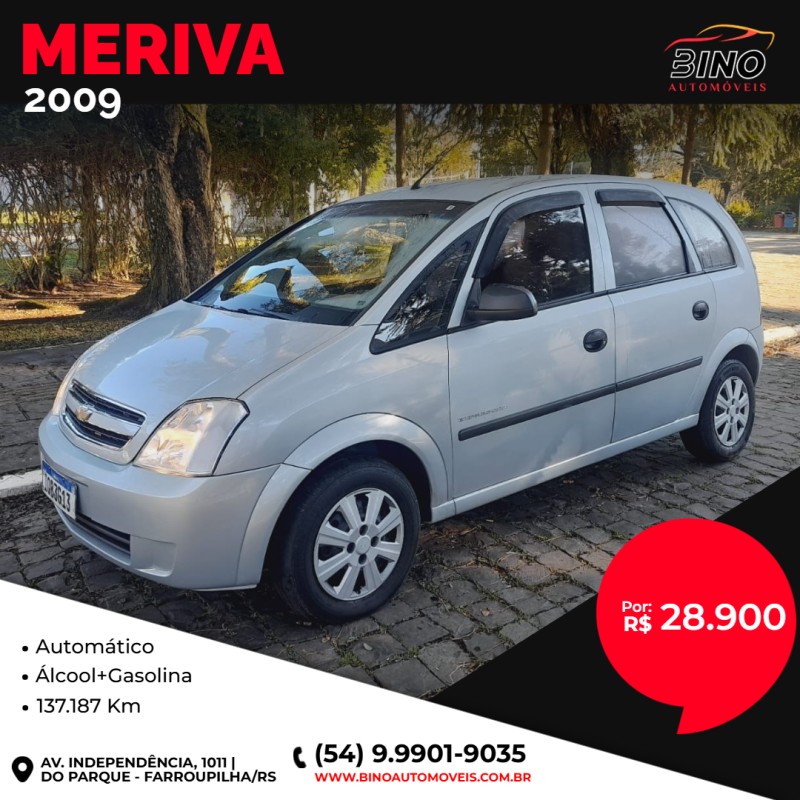 meriva 1.8 mpfi expression 8v flex 4p automatizado 2009 farroupilha