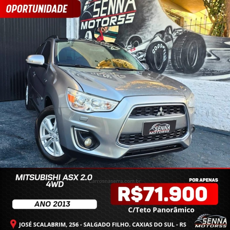 asx 2.0 4wd 16v gasolina 4p automatico 2013 caxias do sul