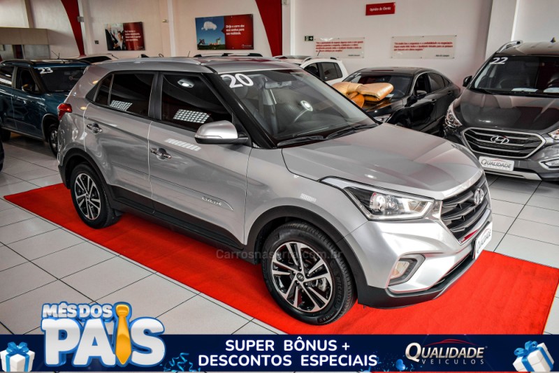 creta 2.0 16v flex prestige automatico 2020 santa cruz do sul