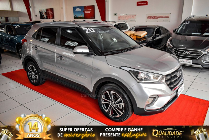 creta 2.0 16v flex prestige automatico 2020 santa cruz do sul