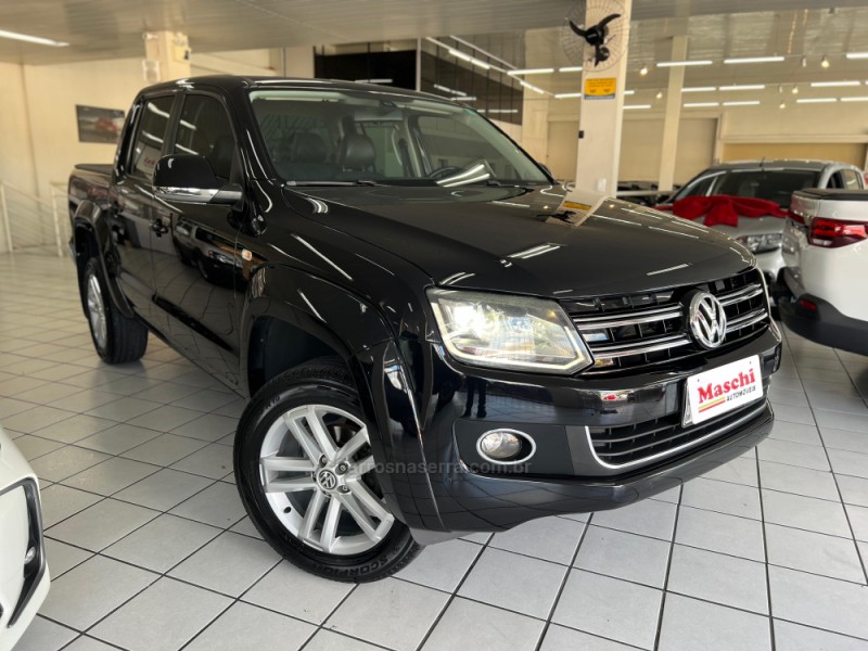 AMAROK 2.0 HIGHLINE 4X4 CD 16V TURBO INTERCOOLER DIESEL 4P AUTOMÁTICO - 2016 - CAXIAS DO SUL
