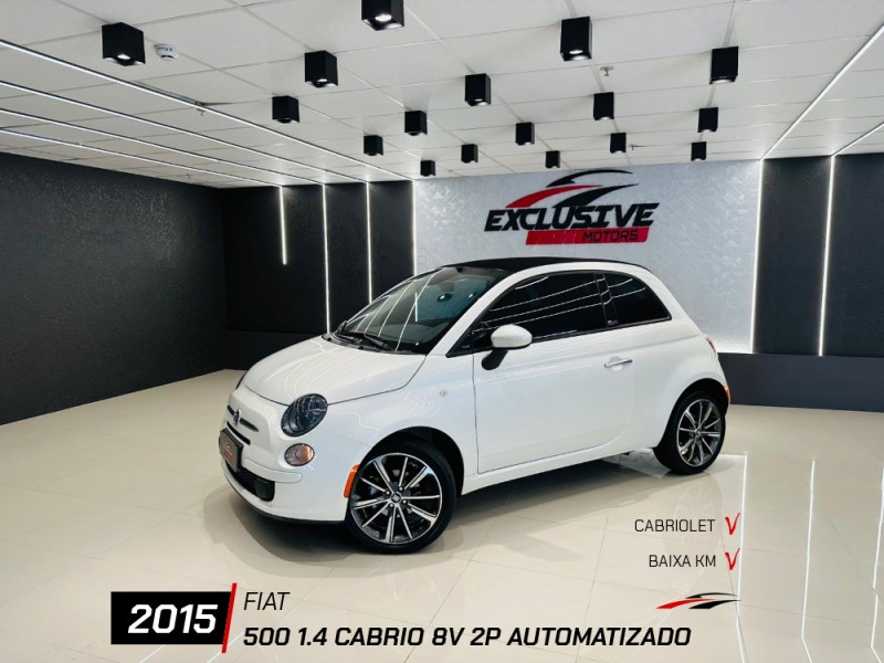500 1.4 cabrio 8v flex 2p automatico 2015 caxias do sul