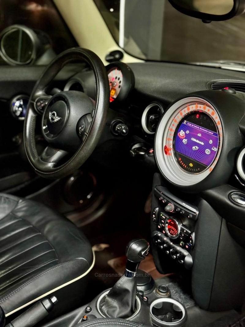 COOPER 1.6 S 16V TURBO GASOLINA 2P AUTOMÁTICO - 2011 - CAXIAS DO SUL