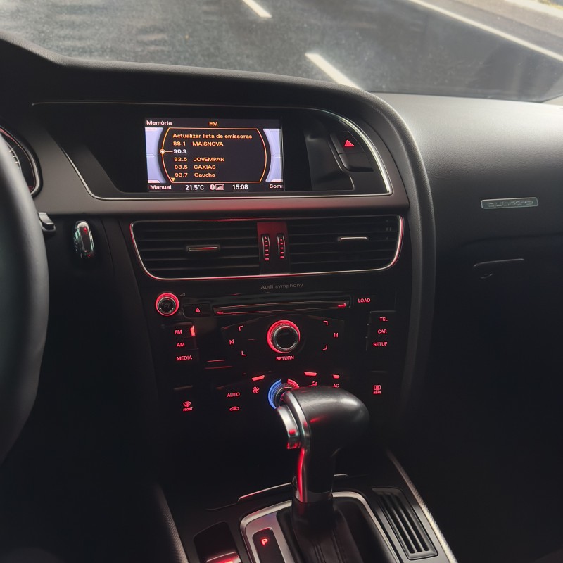 A5 2.0 TFSI SPORTBACK S LINE GASOLINA 4P AUTOMÁTICO - 2013 - CAXIAS DO SUL
