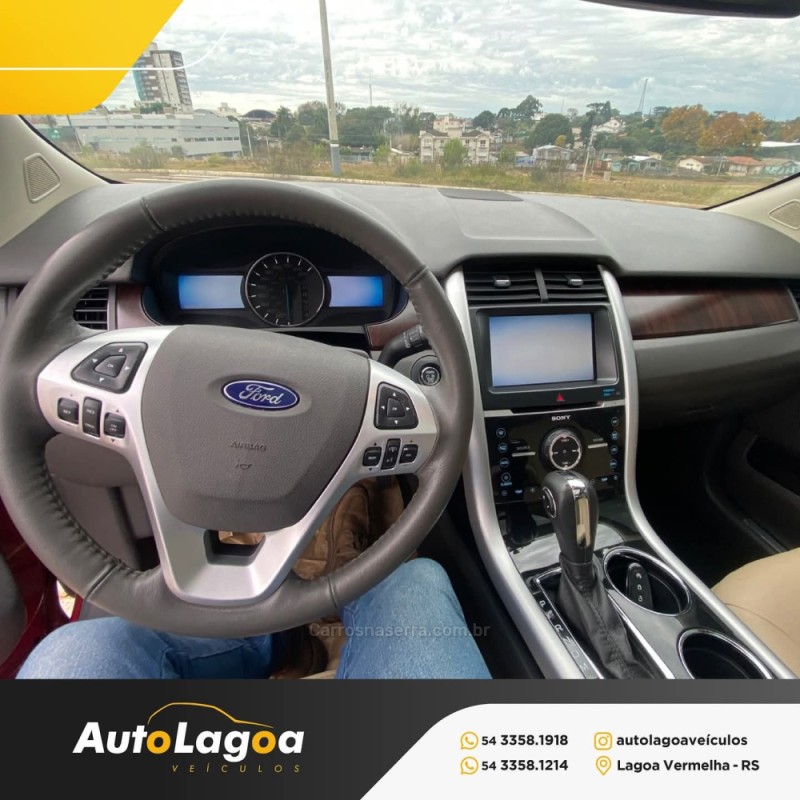 EDGE 3.5 LIMITED AWD V6 24V GASOLINA 4P AUTOMÁTICO - 2012 - LAGOA VERMELHA