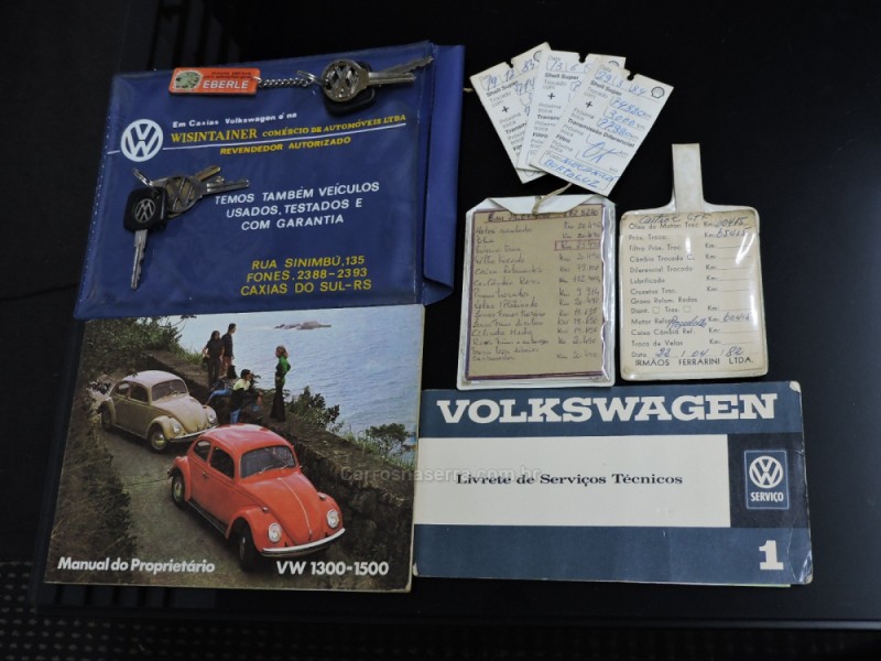 FUSCA 1.3 8V GASOLINA 2P MANUAL - 1972 - SãO MARCOS