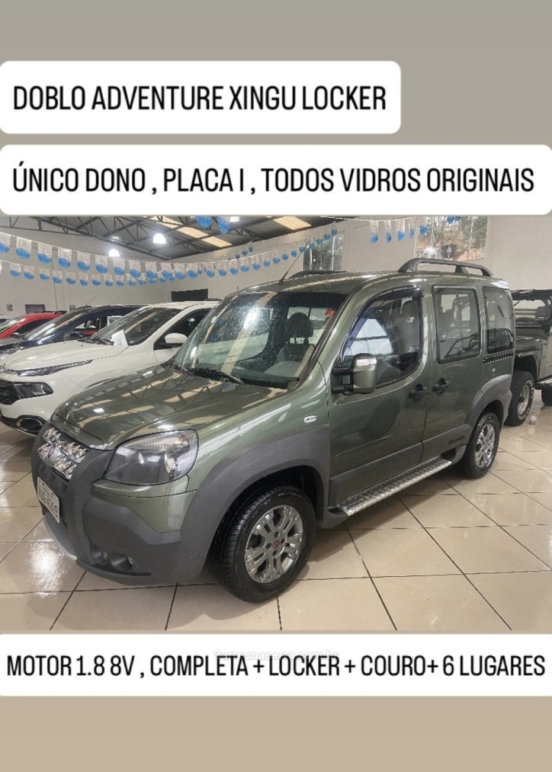 DOBLÓ 1.8 MPI ADVENTURE LOCKER 8V FLEX 4P MANUAL - 2013 - NOVA PRATA
