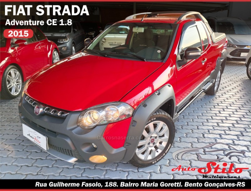 strada 1.8 mpi adventure ce 16v flex 2p manual 2015 bento goncalves
