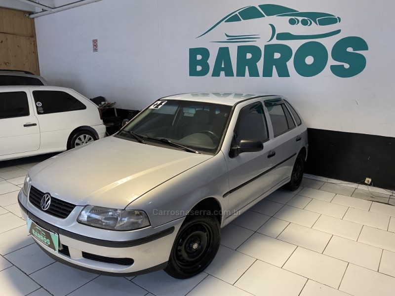 gol 1.0 mi plus 16v gasolina 4p manual 2001 caxias do sul
