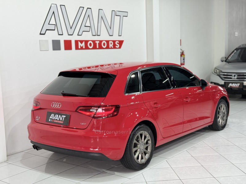 A3 1.4 TFSI SPORTBACK 16V GASOLINA 4P S-TRONIC - 2014 - NOVO HAMBURGO