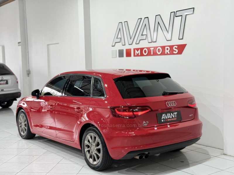 A3 1.4 TFSI SPORTBACK 16V GASOLINA 4P S-TRONIC - 2014 - NOVO HAMBURGO
