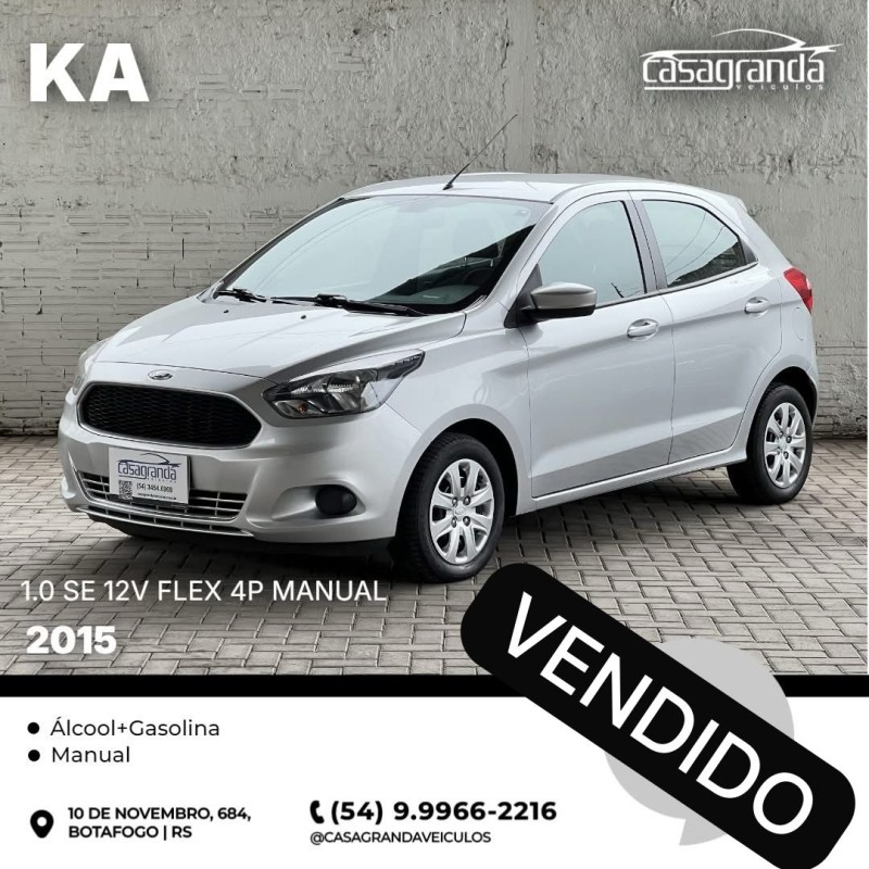 ka 1.0 se 12v flex 4p manual 2015 bento goncalves