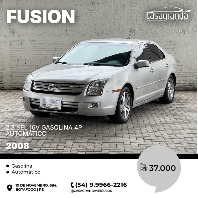 FUSION 2.3 SEL 16V GASOLINA 4P AUTOMÁTICO