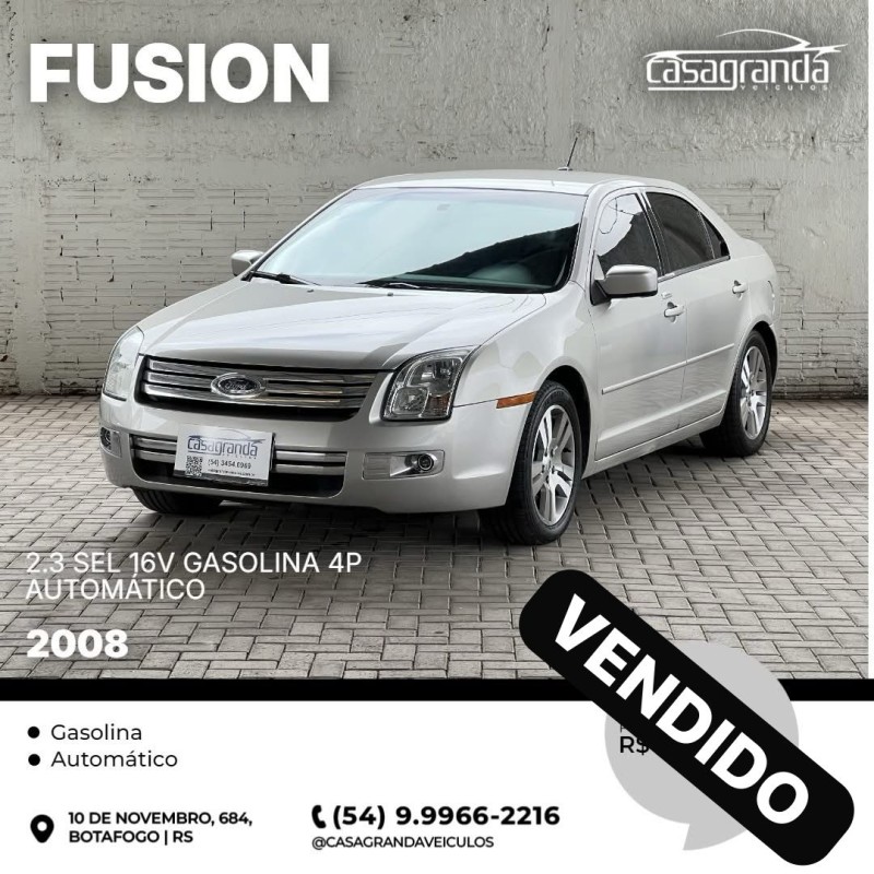 FUSION 2.3 SEL 16V GASOLINA 4P AUTOMÁTICO