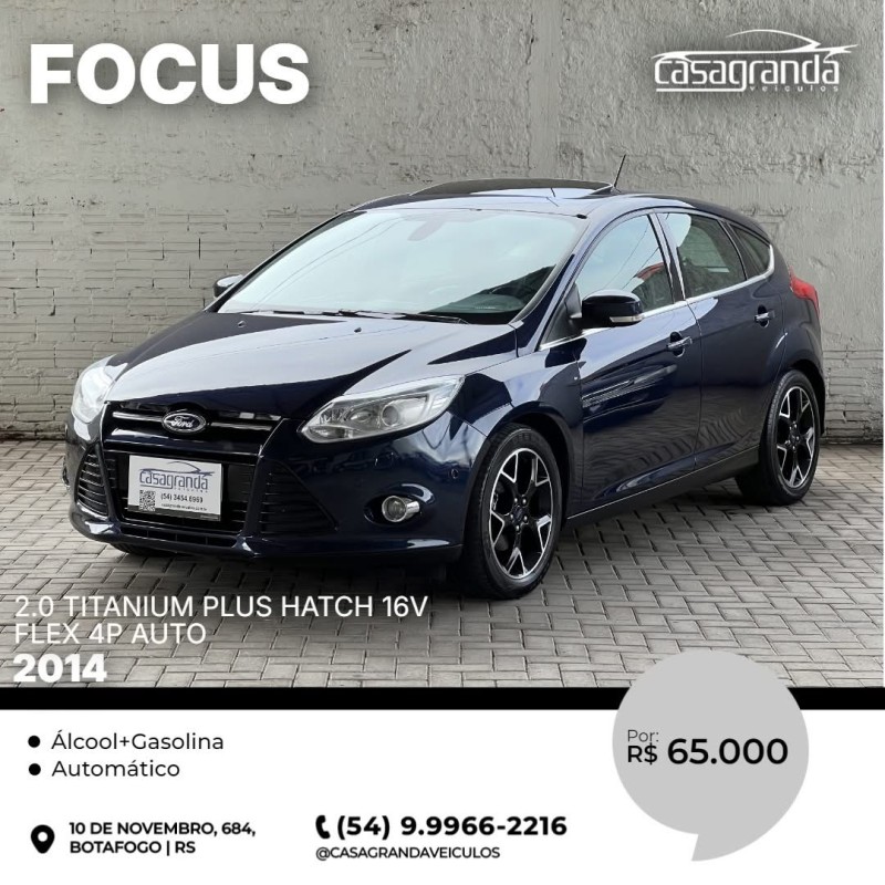 FOCUS 2.0 TITANIUM PLUS HATCH 16V FLEX 4P AUTO