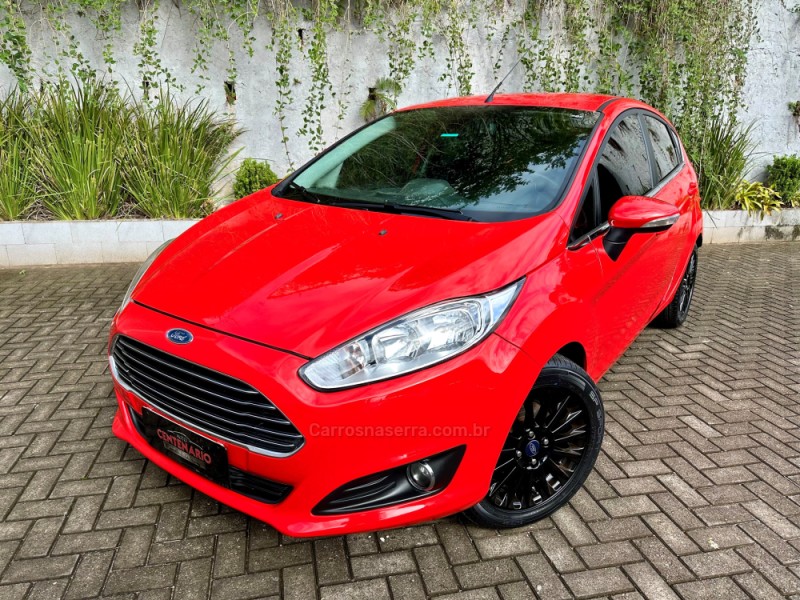 FIESTA 1.6 TITANIUM PLUS HATCH 16V FLEX 4P AUTOMÁTICO - 2014 - SAPIRANGA