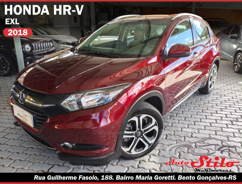 HR-V 1.8 16V FLEX EXL 4P AUTOMÁTICO - 2018 - BENTO GONçALVES