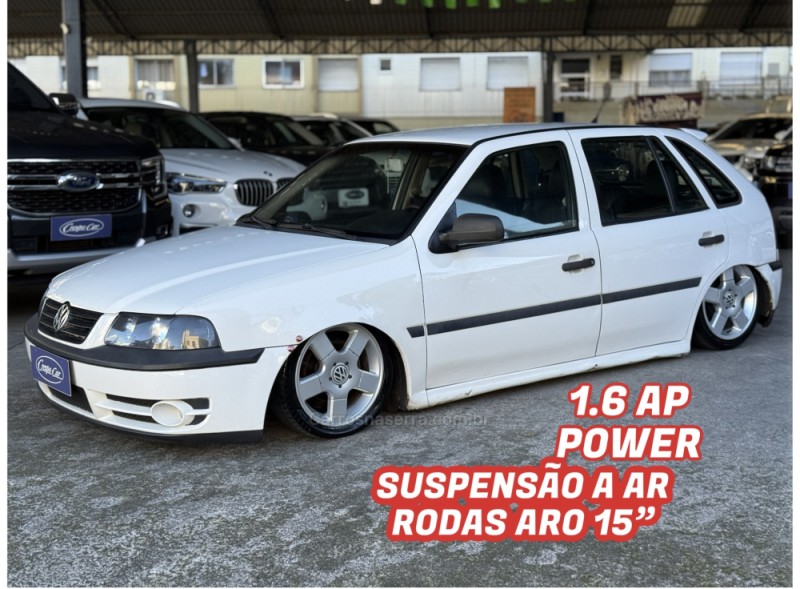 gol 1.6 mi power 8v gasolina 4p manual g.iii 2003 caxias do sul