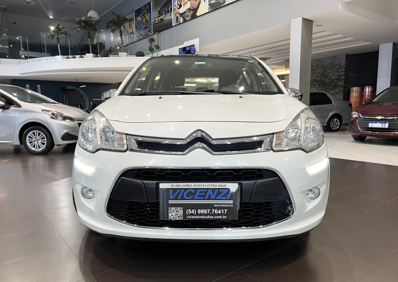 C3 1.6 EXCLUSIVE 16V FLEX 4P AUTOMÁTICO - 2014 - FARROUPILHA