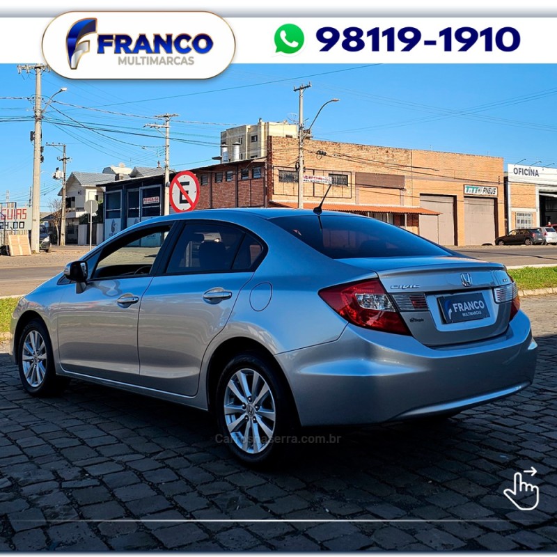 CIVIC 1.8 LXL 16V FLEX 4P MANUAL - 2012 - VACARIA