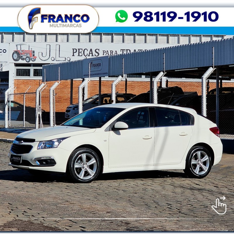cruze 1.8 lt 16v flex 4p automatico 2015 vacaria
