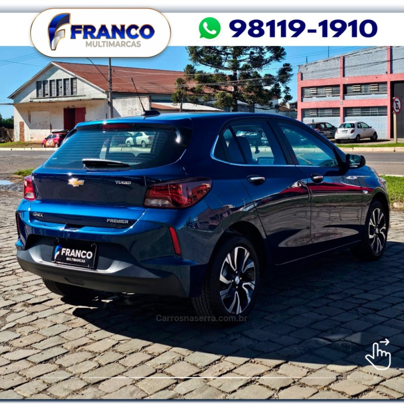 ONIX 1.0 PREMIER 12V TURBO FLEX 4P AUTOMÁTICO - 2023 - VACARIA