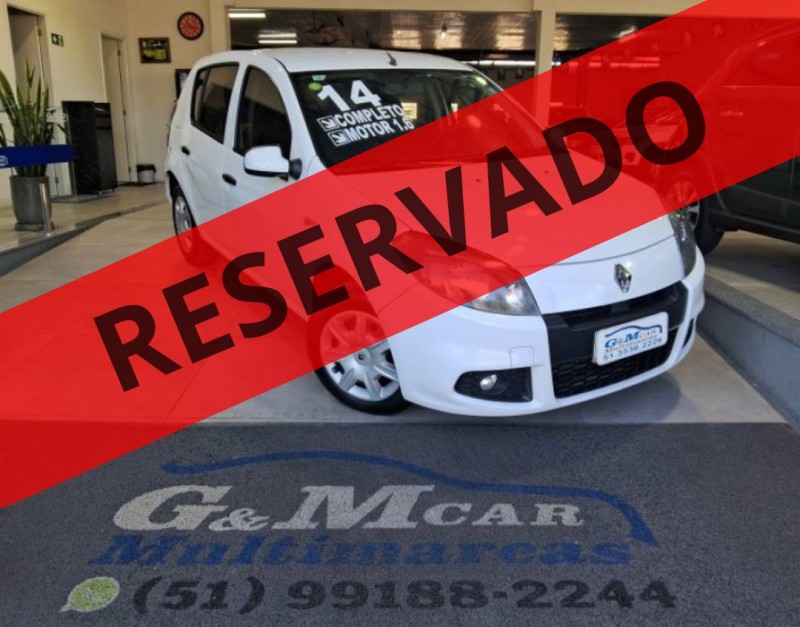 SANDERO 1.6 EXPRESSION 8V FLEX 4P MANUAL - 2014 - SãO SEBASTIãO DO CAí