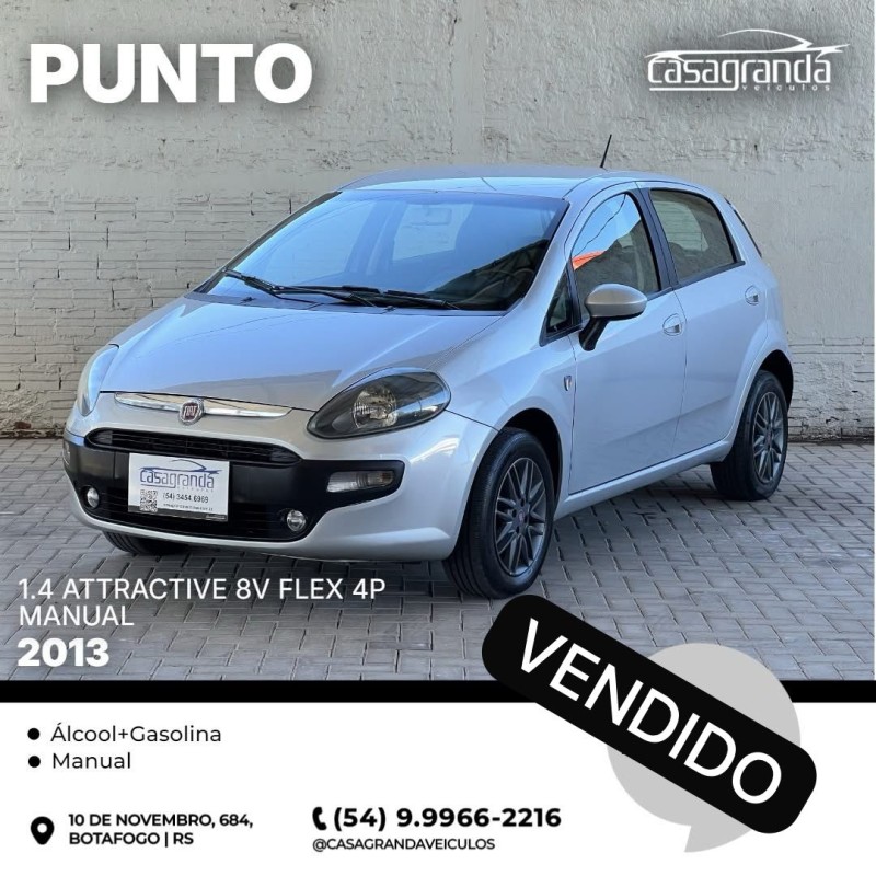 PUNTO 1.4 ATTRACTIVE 8V FLEX 4P MANUAL