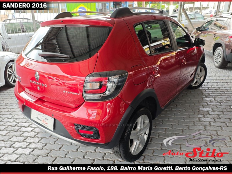 SANDERO 1.6 STEPWAY 8V FLEX 4P MANUAL - 2016 - BENTO GONçALVES