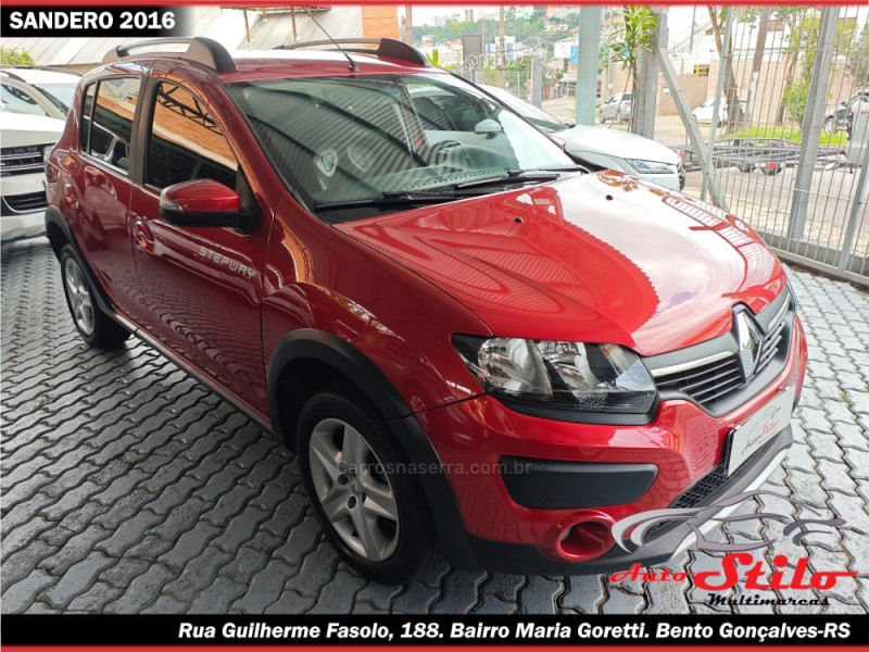 SANDERO 1.6 STEPWAY 8V FLEX 4P MANUAL - 2016 - BENTO GONçALVES