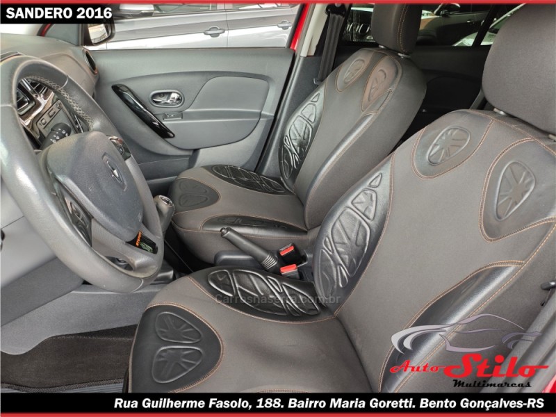 SANDERO 1.6 STEPWAY 8V FLEX 4P MANUAL - 2016 - BENTO GONçALVES
