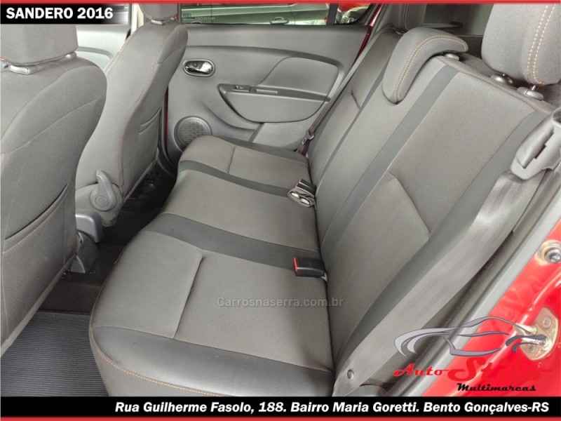 SANDERO 1.6 STEPWAY 8V FLEX 4P MANUAL - 2016 - BENTO GONçALVES
