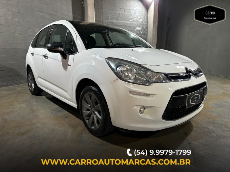 C3 1.6 EXCLUSIVE 16V FLEX 4P MANUAL - 2014 - CAXIAS DO SUL