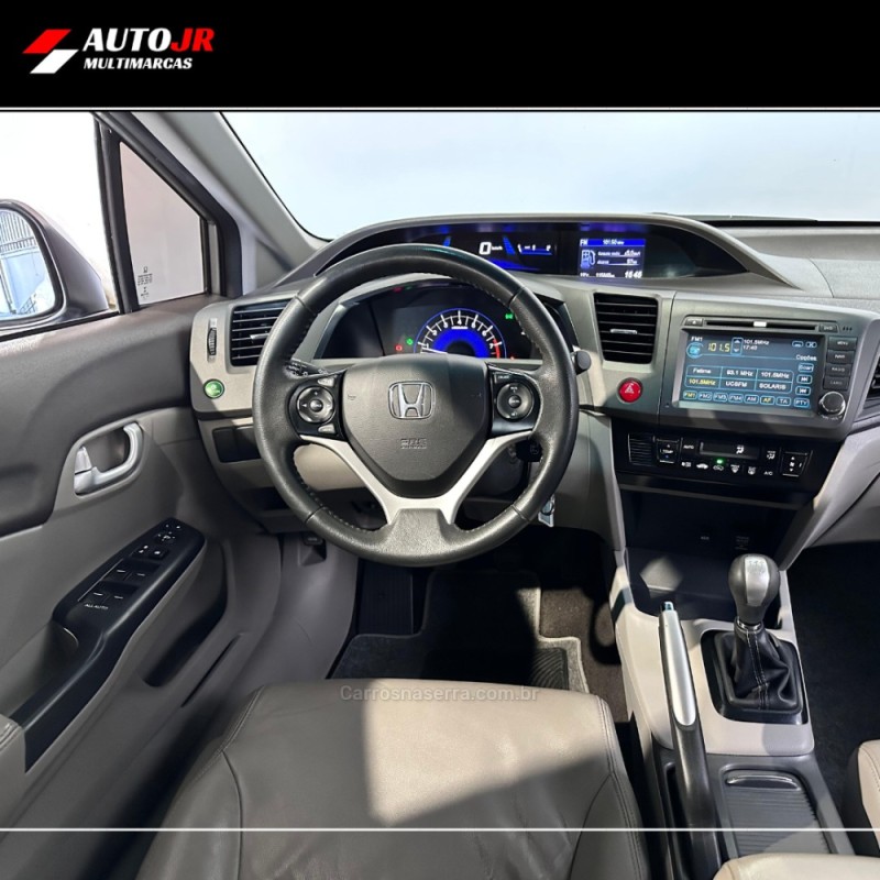 CIVIC 1.8 LXL 16V FLEX 4P MANUAL - 2012 - VACARIA