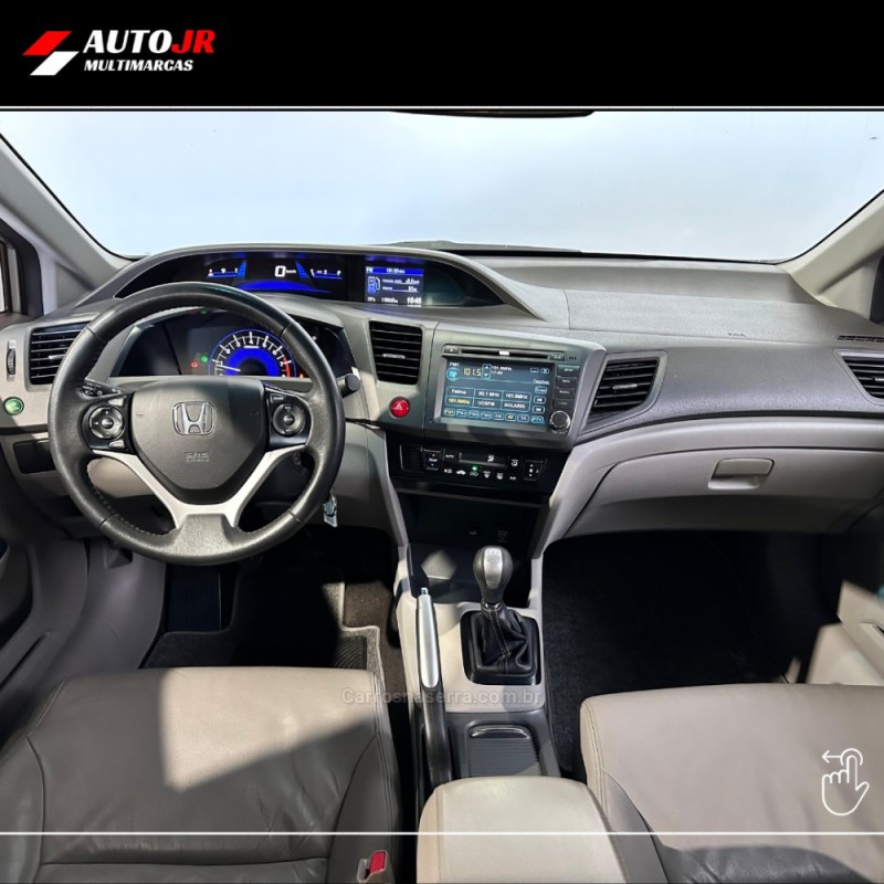 CIVIC 1.8 LXL 16V FLEX 4P MANUAL - 2012 - VACARIA