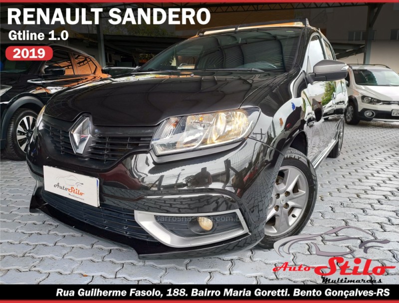 SANDERO 1.0 12V GT LINE LIMITED FLEX 4P MANUAL - 2019 - BENTO GONçALVES