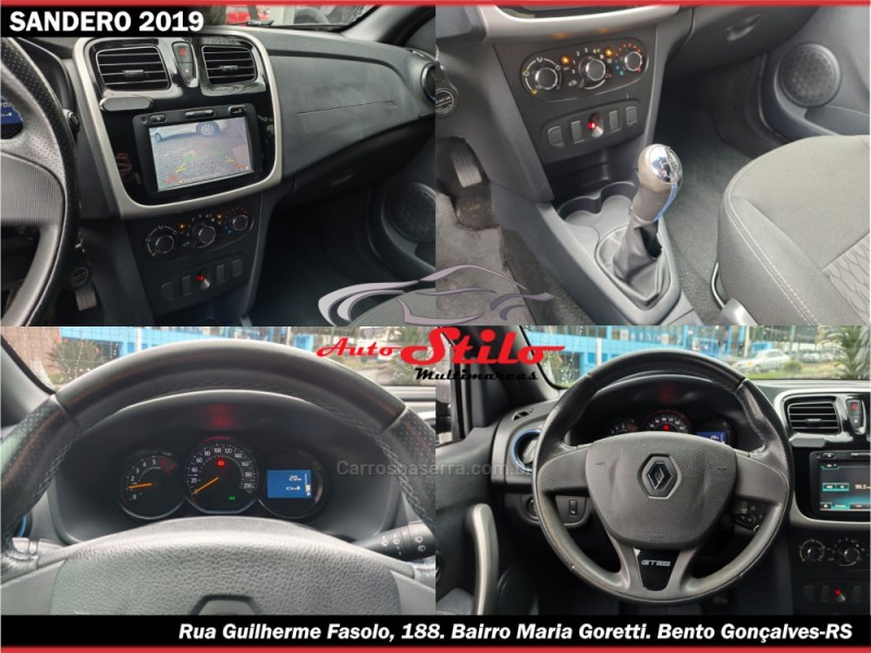 SANDERO 1.0 12V GT LINE LIMITED FLEX 4P MANUAL - 2019 - BENTO GONçALVES
