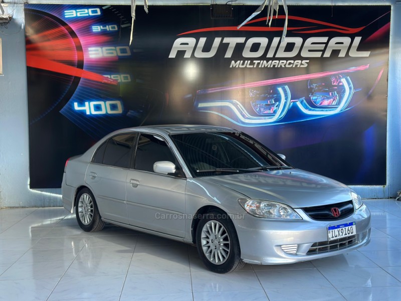 CIVIC 1.7 EX 16V GASOLINA 4P MANUAL - 2004 - NOVO HAMBURGO
