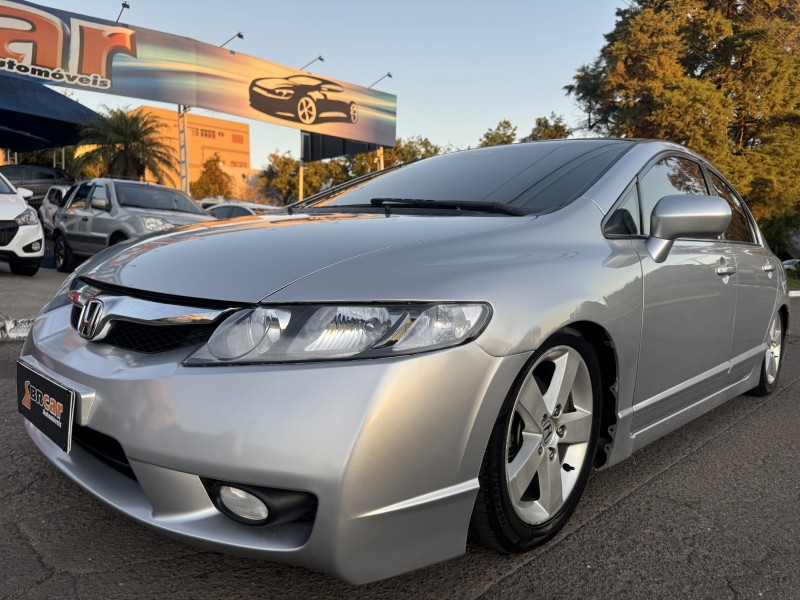 civic 1.8 lxs 16v flex 4p automatico 2009 dois irmaos