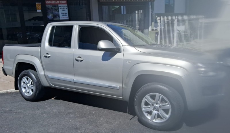 AMAROK 2.0 TRENDLINE 4X4 CD 16V TURBO INTERCOOLER DIESEL 4P MANUAL - 2015 - FLORES DA CUNHA