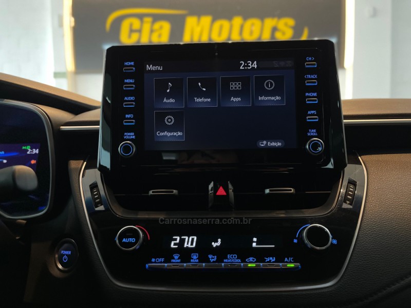 COROLLA 1.8 ALTIS 16V HÍBRIDO 4P AUTOMÁTICO - 2020 - SãO LEOPOLDO