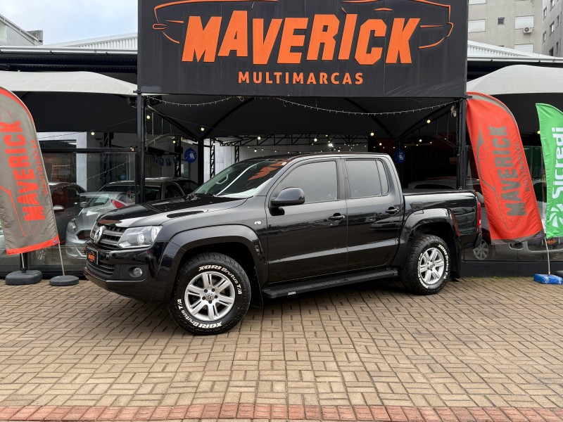 AMAROK 2.0 TRENDLINE 4X4 CD 16V TURBO INTERCOOLER DIESEL 4P AUTOMÁTICO - 2014 - LAGOA VERMELHA