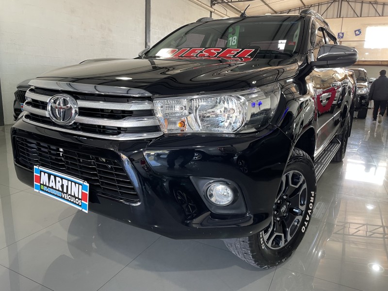 hilux 2.8 srv 4x4 cd 16v diesel 4p automatico 2018 caxias do sul