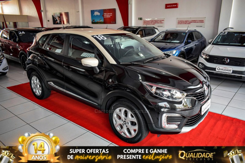 captur 1.6 16v flex zen automatico 2018 santa cruz do sul