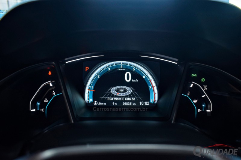 CIVIC 1.5 16V TOURING TURBO GASOLINA 4P AUTOMÁTICO - 2017 - SANTA CRUZ DO SUL
