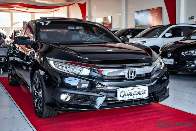 CIVIC 1.5 16V TOURING TURBO GASOLINA 4P AUTOMÁTICO - 2017 - SANTA CRUZ DO SUL