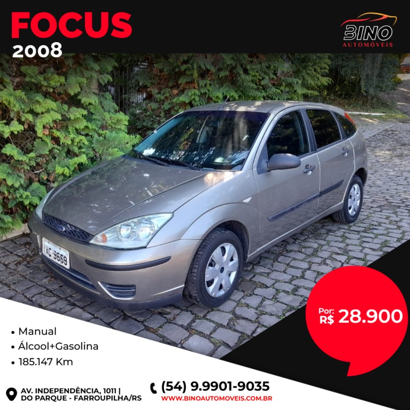 focus 1.6 gl 16v flex 4p manual 2008 farroupilha