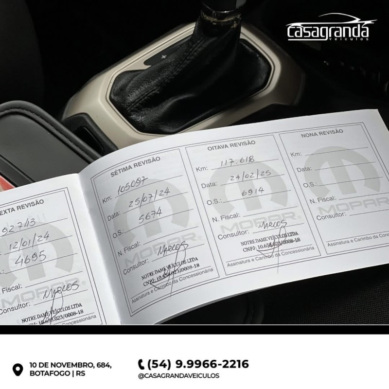 RENEGADE 1.8 16V FLEX LONGITUDE 4P AUTOMÁTICO - 2017 - BENTO GONçALVES